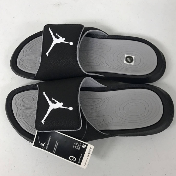 Nike Men’s Size 9 Jordan Hydro 6 Sandal, Black / Grey - Picture 3 of 7